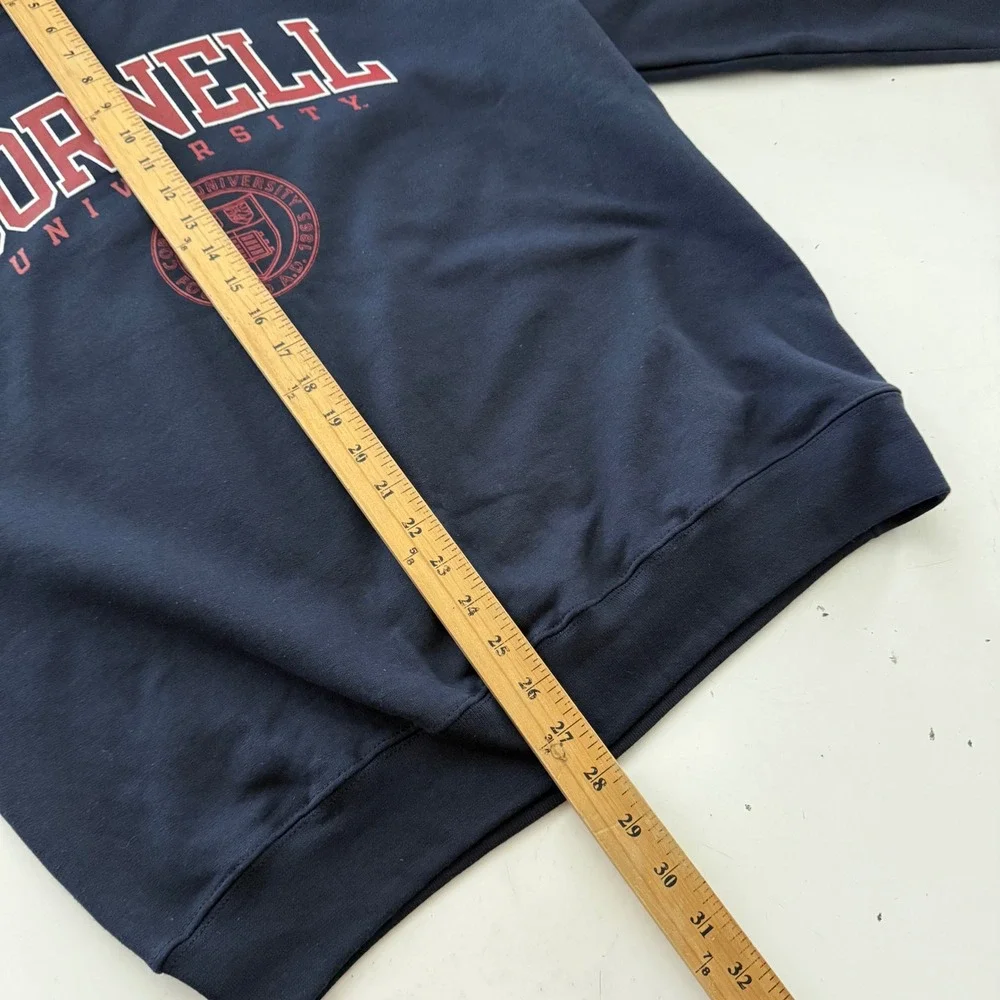 Champion Cornell University Sweatshirt Size Medium Black Eco Crewneck Pullover